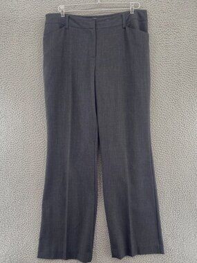 Chicos Pants Womens 1.5 US 10 Grey Bootcut Stretch Pockets Office Career Work